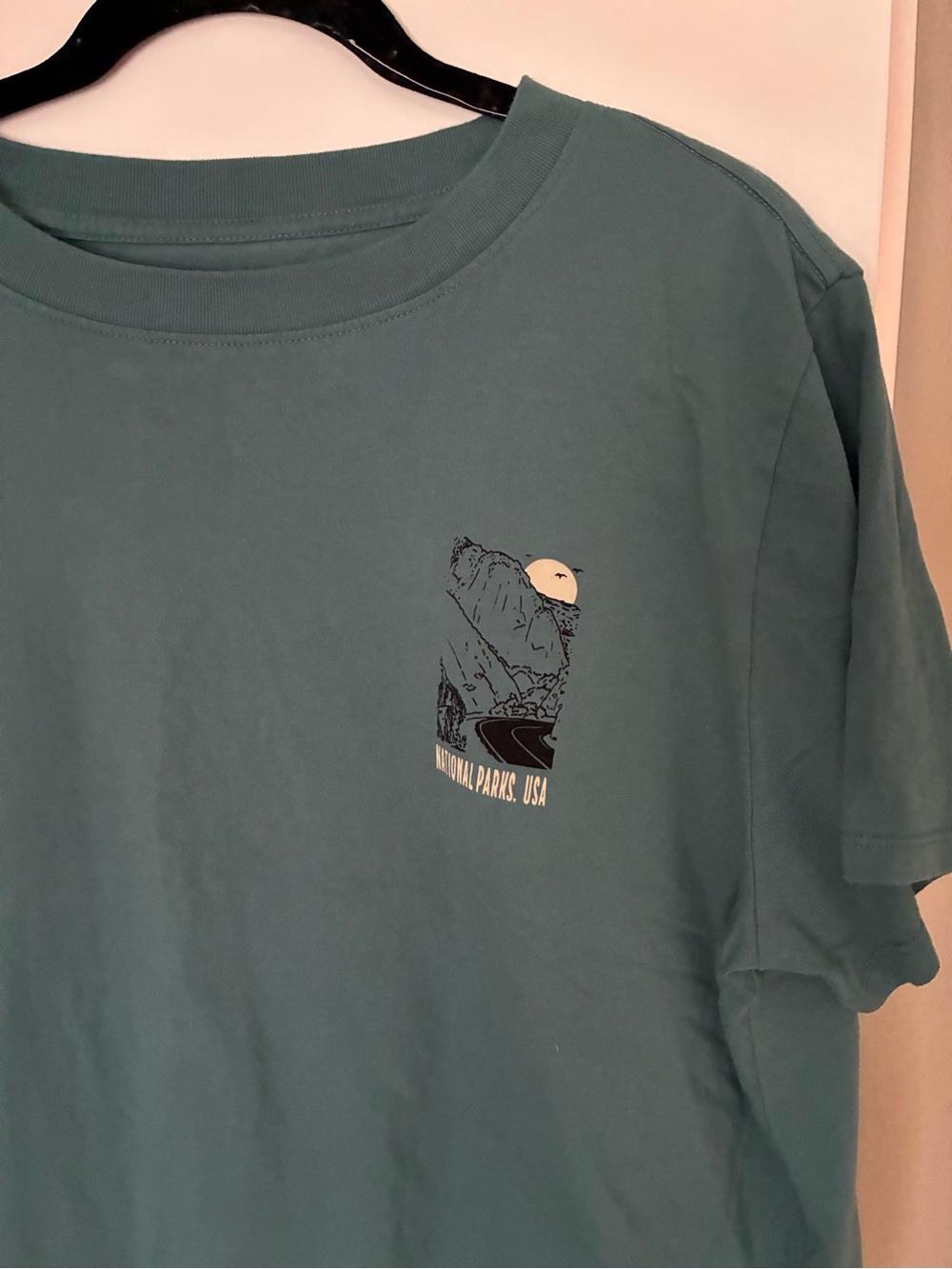 National Parks USA Graphic Tee - Teal Green women’s T-Shirt